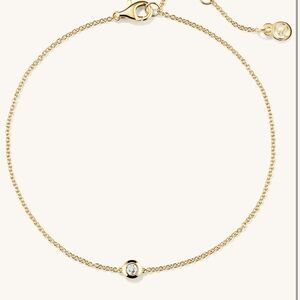 Mejuri Solo Diamond Bracelet - 14K yellow gold
